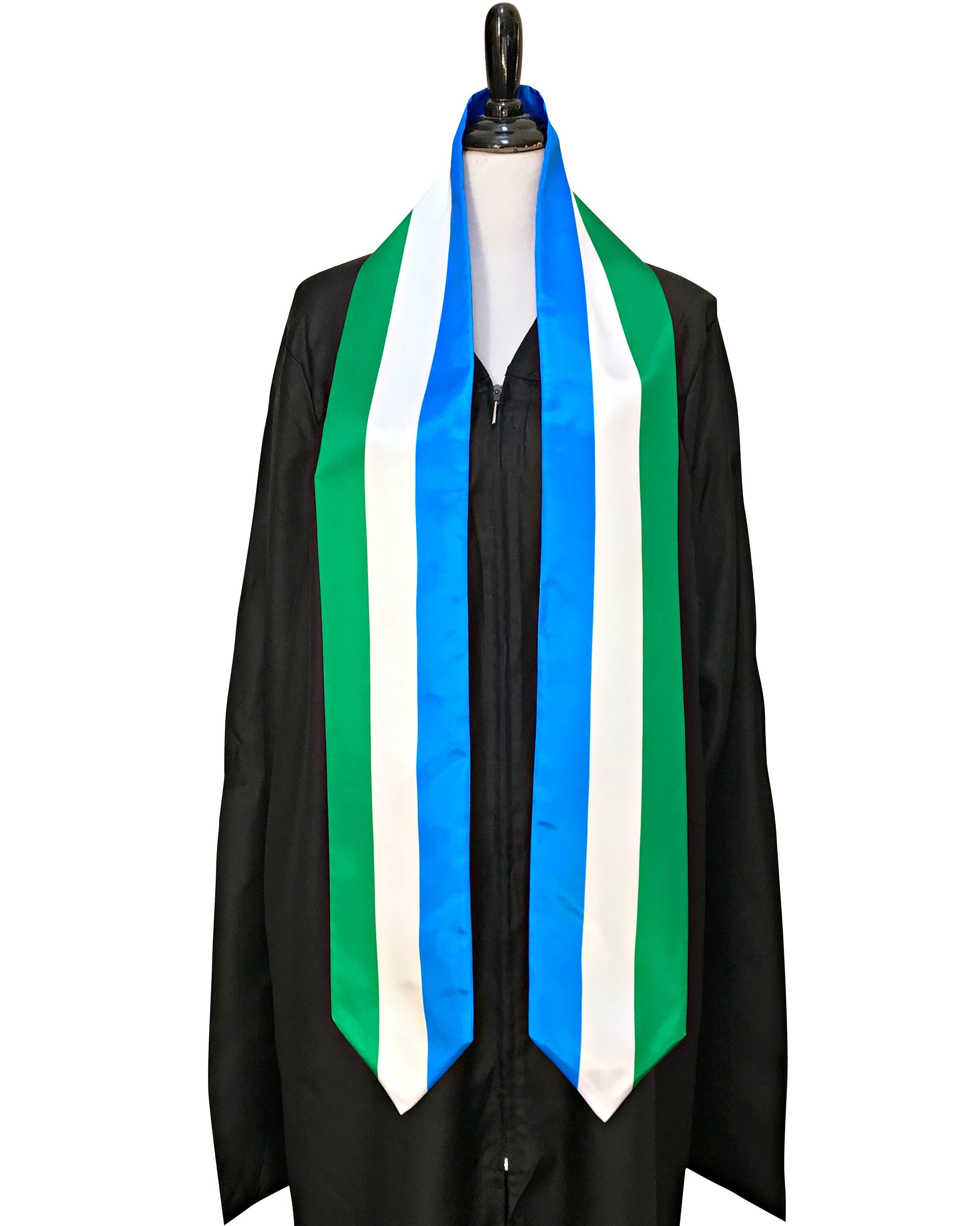 Sierra Leone Flag Graduation Stole