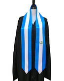 DOUBLE SIDED Guatemala flag Graduation stole / Guatemala flag graduation sash, Guatemalan International Student Abroad, Guatemala flag scarf