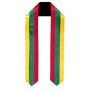 Lithuania flag Graduation stole / Lithuania flag graduation sash / Lithuanian International Student Abroad / Lithuania flag scarf