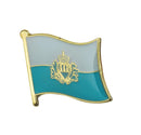 San Marino Flag Lapel pins clothes / country flag Badge / San Marino national flag Brooch / San Marino National Flag Lapel Pin / Enamel pin