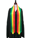 DOUBLE SIDED Guinea flag Graduation stole / Guinea-Bissau flag graduation sash / Guinean International Student Abroad / Guinea flag scarf