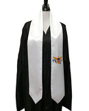DOUBLE SIDED United States Virgin Islands flag Graduation stole / US Virgin Islands flag graduation sash / Virgin Islands flag scarf shawl
