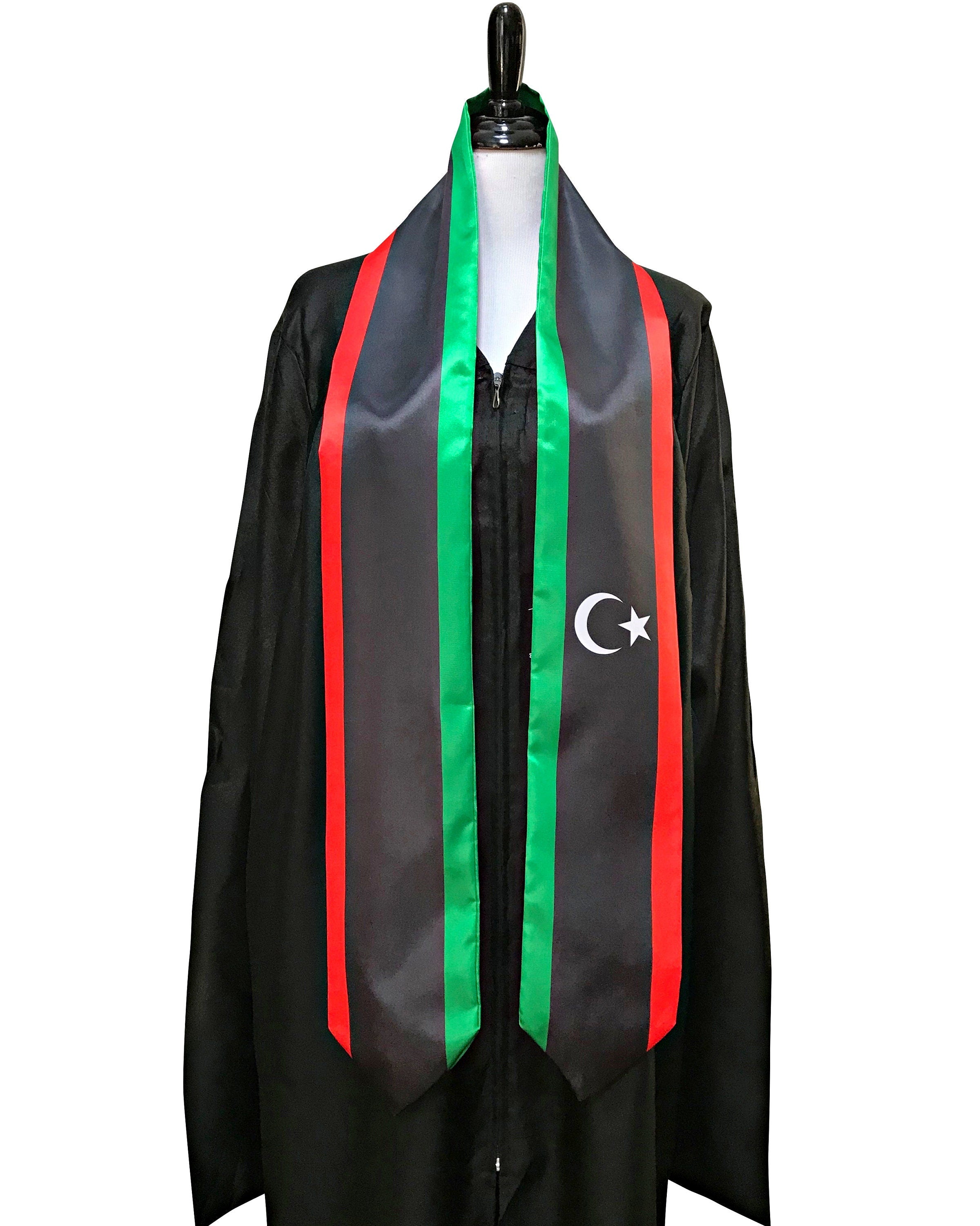 Libya Flag Graduation Stole