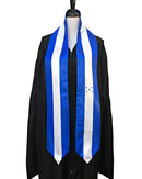 DOUBLE SIDED Honduras flag Graduation stole / Honduras flag graduation sash / Honduran International Student Abroad / Honduras flag scarf