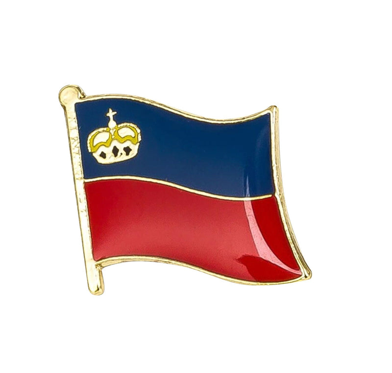 Liechtenstein Flag Lapel pins clothes / country flag Badge / Liechtenstein national flag Brooch / Liechtenstein National Flag Lapel Pin