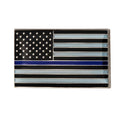 Police Blue thin line lapel pin / Law Enforcement American Flag enamel pin / Blue lives matter Pin / Police flag brooch