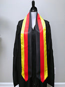 Germany flag Graduation stole / Germany flag graduation sash / Deutschland International Student Abroad / Germany flag scarf