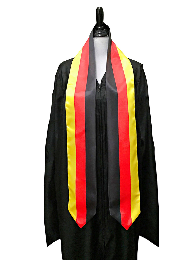 Germany flag Graduation stole / Germany flag graduation sash / Deutschland International Student Abroad / Germany flag scarf