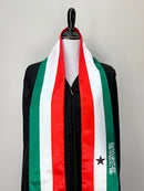 DOUBLE SIDED Somaliland flag Graduation stole / Somaliland flag sash, Somalilander International Student Abroad, Somaliland flag scarf shawl