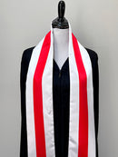 DOUBLE SIDED Belarus flag Graduation stole / Belarus flag graduation sash / Belarusian International Student Abroad / Belarus flag scarf