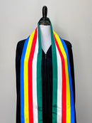 DOUBLE SIDED Seychelles flag Graduation stole / Seychelles flag sash / Seychellois International Student Abroad, Seychelles flag scarf shawl