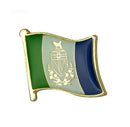 Yukon Flag Lapel clothes pin / Yukon country flag Badge / Yukon flag Brooch / Yukon National Flag Lapel Pin / Yukon enamel pin