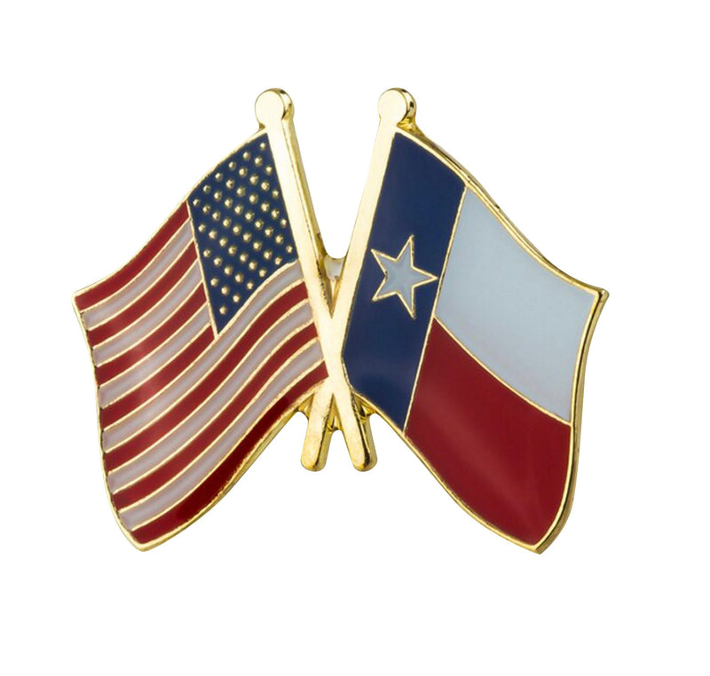 USA & Texas state Flags Lapel pin / country flag Badge / Texan American flag Brooch / United States Texas flags enamel mix pins
