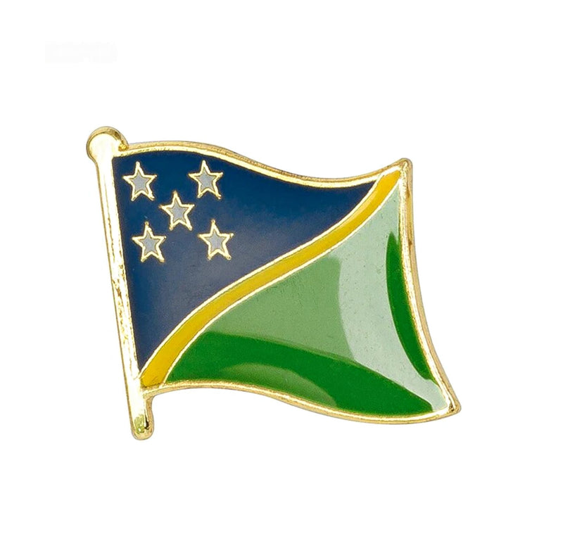 Solomon Islands Flag Lapel pin / Solomon Islands country flag Badge / Solomon Islands National Flag brooch Pin / Solomon Islands enamel pin