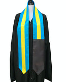 Bahamas flag Graduation stole / Bahamas flag graduation sash / Bahamian International Student Abroad / Bahamas flag scarf / graduation gift