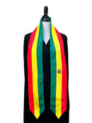 DOUBLE SIDED Bolivia flag Graduation stole / Bolivia flag sash / Bolivian International Student Abroad / Bolivia flag scarf / Bolivia shawl