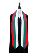 DOUBLE SIDED Bulgaria flag Graduation stole / Bulgaria flag sash / Bulgarian International Student Abroad / Bulgaria flag scarf shawl