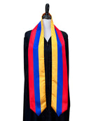 DOUBLE SIDED Armenia flag Graduation stole / Armenia flag graduation sash / Armenian International Student Abroad / Armenia flag scarf Shawl