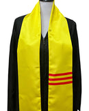 DOUBLE SIDED South Vietnam flag Graduation stole / South Vietnam flag graduation sash / Vietnamese Student / South Vietnam flag scarf