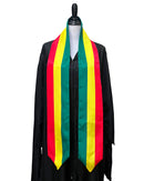 DOUBLE SIDED Mali flag Graduation stole / Mali flag graduation sash / Malian International Student / Mali flag scarf / Mali flag shawl