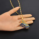 Iraq Blue Eye Pendant Necklace