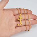 Italy Map Pendant Necklace