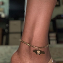 Jamaica Map Flag Ankle Bracelet