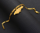 Jamaica Map Flag Ankle Bracelet