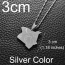 Kenya Map Pendant Necklace