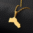 Kurdistan Map Pendant Necklace