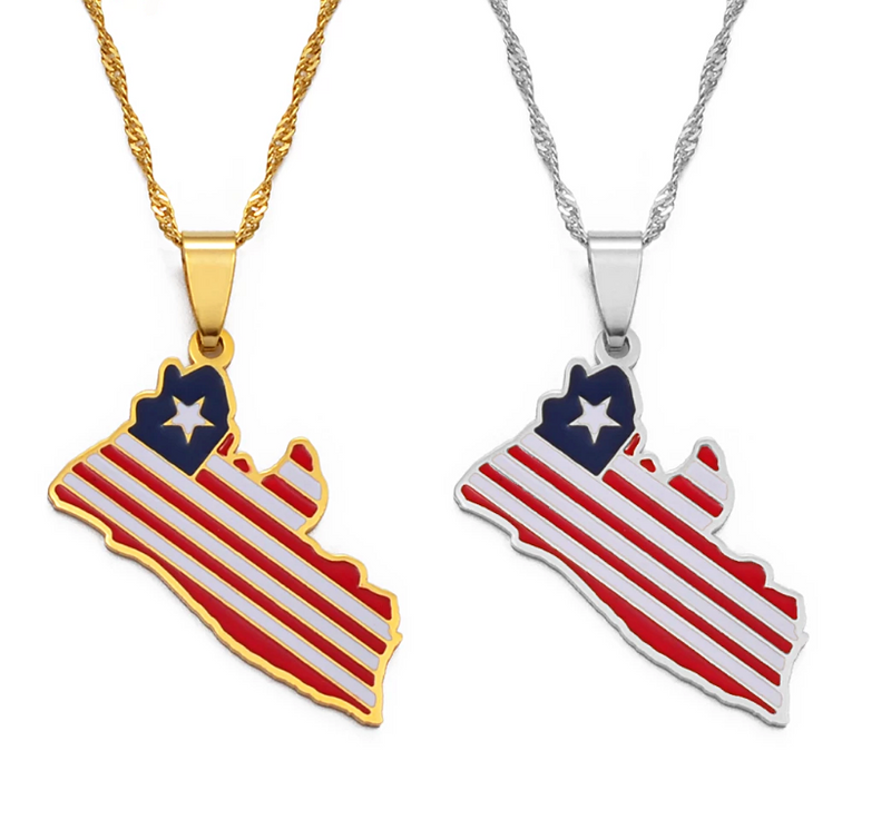 Liberia pendant necklace