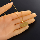 Madeira Map With cities Pendant Necklace