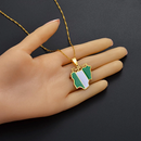 Nigeria Map Pendant Necklace