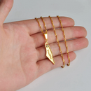 Palestine Map with Flag Name Pendant Necklace