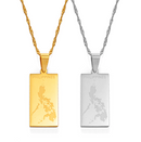 Philippines Map Pendant Necklace
