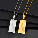 Philippines Map Pendant Necklace