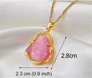 Jade Stone Buddha Necklace