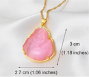 Jade Stone Buddha Necklace
