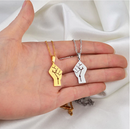 Black Lives Matter Raised Fist Pendant Necklace