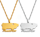 Puerto Rico Pendant Necklace