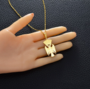 Serbian Eagle Pendant Necklace