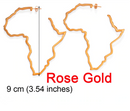 Africa Map Outline Earrings