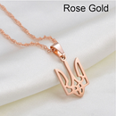 Ukraine Tryzub Pendant Necklace