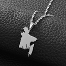 Bangladesh Map Pendant Necklace