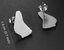 Barbados Map Stud Earrings