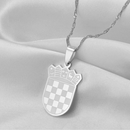 Croatia Trobojnica Pendant Necklace