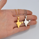 India Map Pendant Necklace