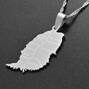 Grenada Map with cities Pendant Necklace