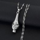 African Mask Pendant Necklace