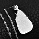 Sri Lanka Map Pendant Necklace